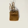 Miu Miu Suede Pouch In Green