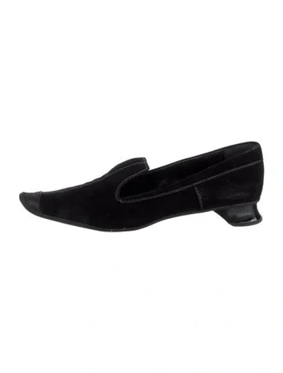 Pre-owned Miu Miu Suede Pumps In Black