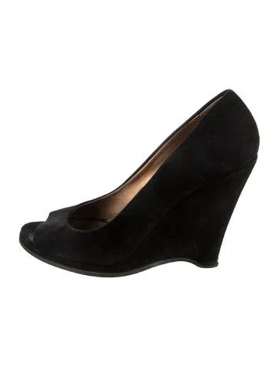 Pre-owned Miu Miu Suede Pumps In Black