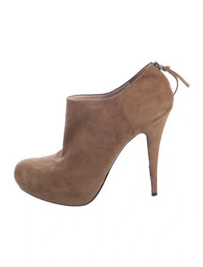 Pre-owned Miu Miu Suede Pumps In Pink