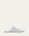 Miu Miu Suede Sneaker Mules In Blue