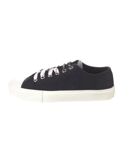 Pre-owned Miu Miu Suede Sneakers In Blue
