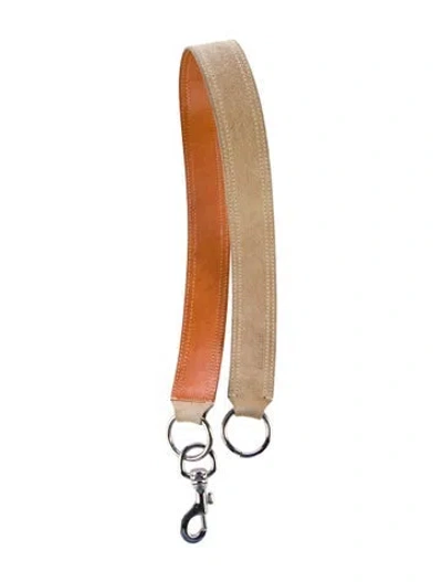 Pre-owned Miu Miu Suede Waist Belt In Neutral