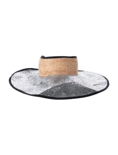 Pre-owned Miu Miu Sun Hat In Neutrals