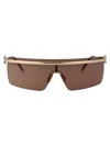 Miu Miu Womens Gold Mu 50zs Irregular-frame Metal Sunglasses