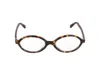 Miu Miu 0mu 01xv Tortoiseshell Oval Sunglasses With Glossy Acetate Finish In Brown