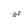 Miu Miu Silver Ombre Sunglasses