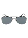 Miu Miu Eyewear Pilot Frame Sunglasses
