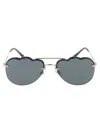 Miu Miu Eyewear Pilot Frame Sunglasses
