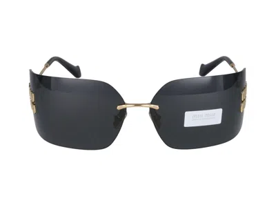 Miu Miu Sunglasses In Gold