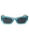 Miu Miu Ivy Opal Acetate Sunglasses In Blue