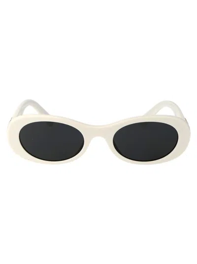 Miu Miu 0mu 06zs Sunglasses In 1425s0 White Ivory