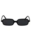 Miu Miu 0mu 11zs Miu Regard 16k5s0 Black Sunglasses In Black