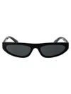Miu Miu Nero Acetate Sunglasses In Black