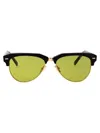 Miu Miu Womens Black Mu 09zs Pilot-frame Acetate Sunglasses In Green