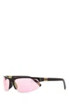 Miu Miu Occhiali Da Sole Miu Nocturne In Acetato Testa Di Moro Donna In Brown