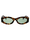 Miu Miu Havana Miele Acetate Sunglasses In Brown