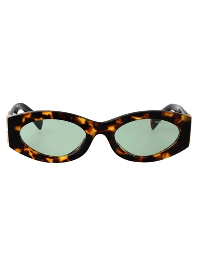 Miu Miu Sunglasses In Brown