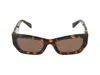 Miu Miu Eyewear Rectangular Frame Sunglasses In Brown