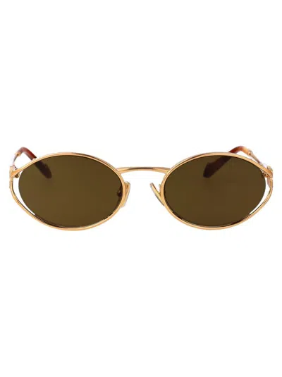 Miu Miu Sunglasses In Gold