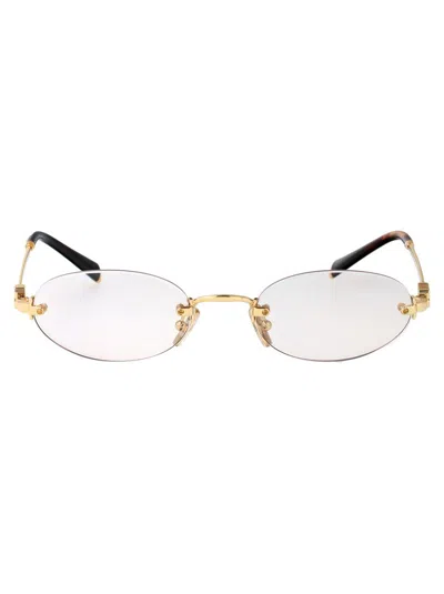 Miu Miu Sunglasses In Gold