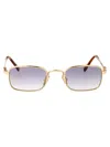 Miu Miu Oro Metal Sunglasses In Gold