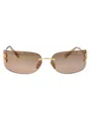 Miu Miu Sunglasses In Gold