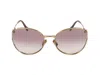 Miu Miu Sunglasses In Gold