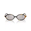 Miu Miu Miu Regard Sunglasses In Honey Havana Colour Women In Havana/grigio