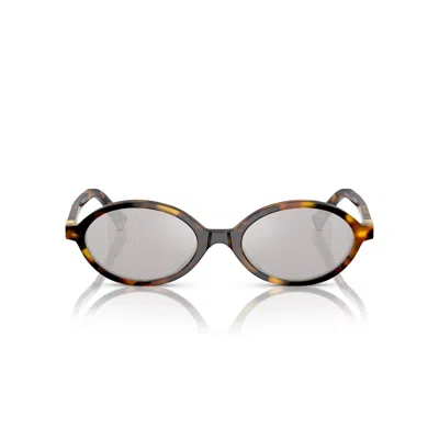 Miu Miu Miu Regard Sunglasses In Honey Havana Colour Women In Brown