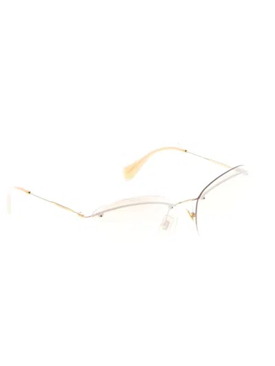 Pre-owned Miu Miu Sunglasses In Ivory