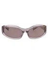 Miu Miu 0mu 14zs Sunglasses In Mauve Trasparent