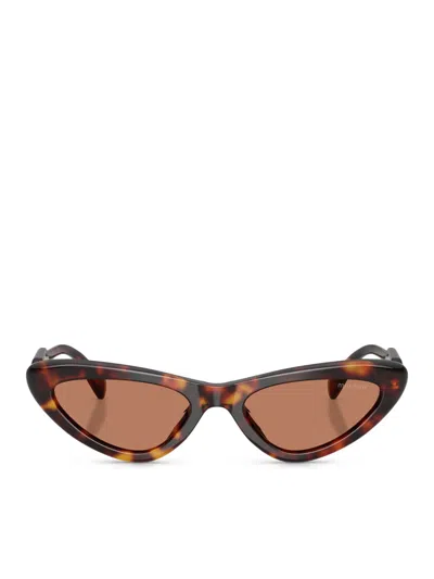 Miu Miu Sunglasses Woman In Orange