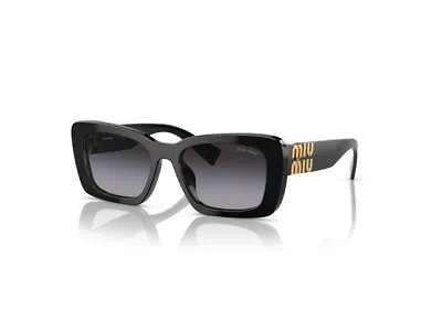 Pre-owned Miu Miu Sunglasses Mu 07ys 1ab5d1 Black Grey Woman