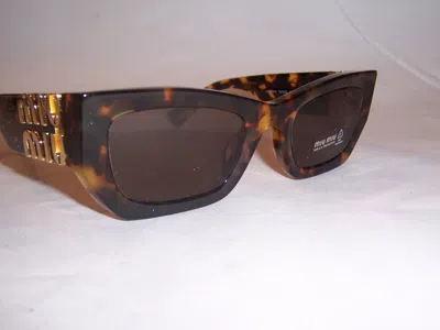 Pre-owned Miu Miu Sunglasses Mu 09ws Vau06b Havana/brown 53mm Authentic 09ws