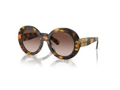 Pre-owned Miu Miu Sunglasses Mu 11ys Vau6s1 Honey Havana Brown Woman