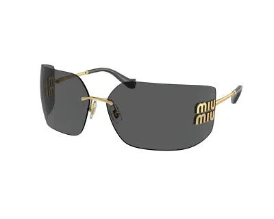 Pre-owned Miu Miu Sunglasses Mu 54ys 5ak5s0 Gold Grey Woman