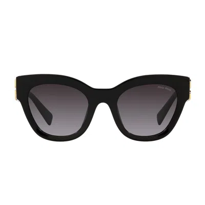 Miu Miu Sunglasses Mu01 Ys 1 Ab5 D1 Black/gray Gradient Women In Red
