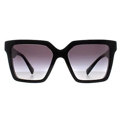 Pre-owned Miu Miu Sunglasses Mu03ys 1ab5d1 Black Gradient Grey