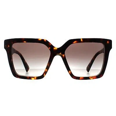 Pre-owned Miu Miu Sunglasses Mu03ys Vau0a7 Honey Havana Gradient Gray