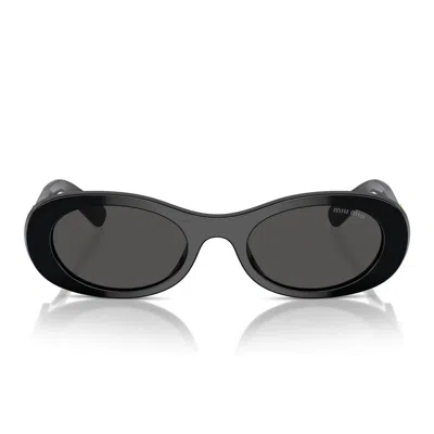 Miu Miu Sunglasses Mu06 Zs 1 Ab5 S0 Black/dark Gray Women