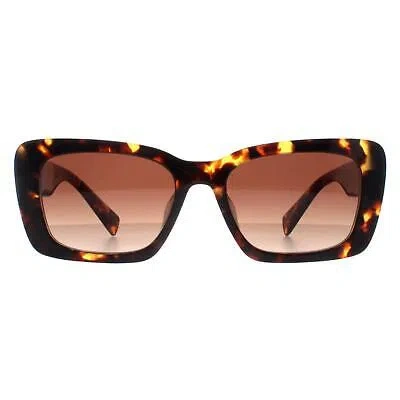 Pre-owned Miu Miu Sunglasses Mu07ys Vau6s1 Honey Havana Brown Gradient