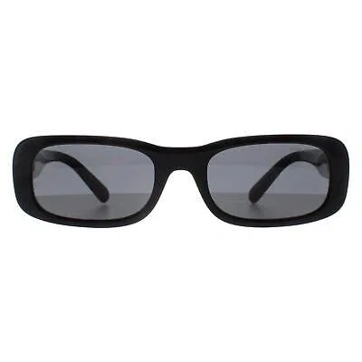 Pre-owned Miu Miu Sunglasses Mu08zs 1ab5s0 Black Dark Grey
