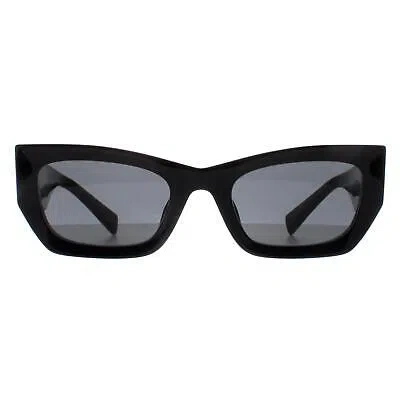 Pre-owned Miu Miu Sunglasses Mu09ws 1ab5s0 Black Dark Gray