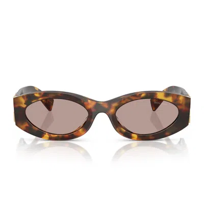 Miu Miu Sunglasses Mu11 W 14 L20 I Honey Brown/light Purple Women