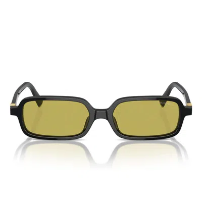 Miu Miu Sunglasses Mu11 Z 16 K07 O Black/olive Green Women