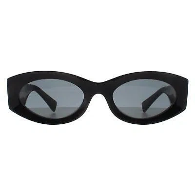 Pre-owned Miu Miu Sunglasses Mu11ws 1ab5s0 Black Dark Gray