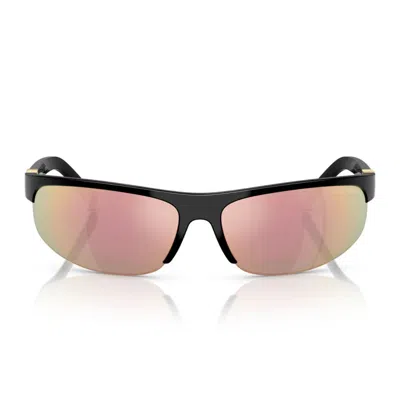 Miu Miu Sunglasses Mua02 S 1 Ab90 J Black/pink Mirrored Women