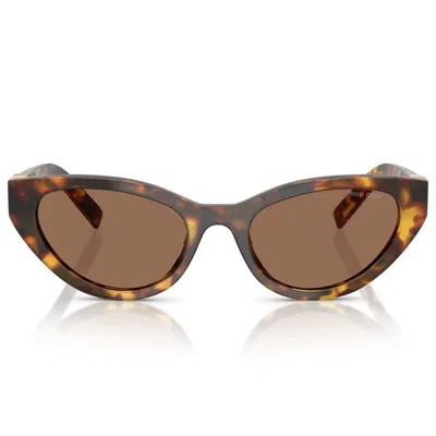 Miu Miu Sunglasses Mua04 S 14 L60 M Brown/dark Brown Women