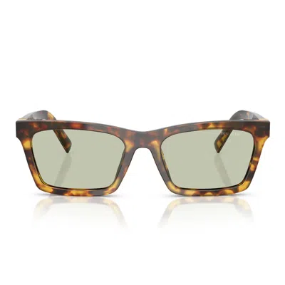 Miu Miu Sunglasses Mua05 S 14 L50 O Havana/green Women In Pink